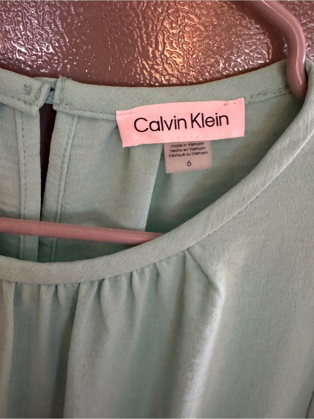 Calvin Klein Soft Mint Sleeveless dress - Picture 3 of 4